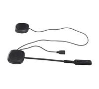 Kelawoly Cuffia Bluetooth per Moto, MH03 Risposta Automatica Controllo | Costruzione ABS, Bluetooth 5.0, 160 ore di standby, riduzione del rumore , comunicazione wireless con il casco