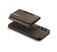Kelawoly Custodia Magnetic Card Holder Custodia in Pelle PU Doppio Strato