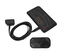 Kelawoly Display HUD 5,5 Pollici per Auto, Proiettore OBDII per Parabrezza | Velocità multifunzione, RPM, indicatore della temperatura \'acqua, immagine chiara senza doppia immagine, installazione