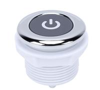 Kelawoly Interruttore a Pulsante Pneumatico in PVC Interruttore Pneumatico Multiuso per Bagno a Pressione d'Aria con Interfaccia del Tubo dell'Aria Montata sul Fondo per Accessorio Spa