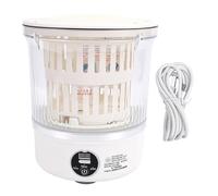 Kelawoly Lavatrice per Biancheria Intima, Lavatrice Portatile Centrifuga da 3 Litri con Scarico, Mini Senza Fili Ricaricabile per Calze, Biancheria Intima e Vestiti per Bambini,