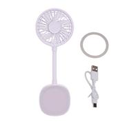 Kelawoly Mini Ventilatore Magnetico Ventilatore Personale Portatile Con Collo Flessibile Supporto Per Telefono Tipo C Ricaricabile Motore Brushless Silenzioso A 3 Velocità Per Home Office