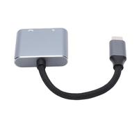 Kelawoly Occhiali da USB C a AR e Adattatore di Ricarica, Hub Doppia Porta 4K 60Hz con Ricarica Rapida PD da 100 W per Smartphone XREAL Air 2 RayNeo Air 2s Pro Switch Steam