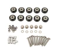 Kelawoly Set di Pulegge in POM per Stampante 3D, 10 Pezzi | Puleggia tenditrice a basso rumore, struttura in metallo ABS, per serie Ender 3 CR-10, incisore CNC