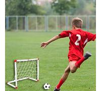 Kelawoly Set Porta Calcio per Bambini, 56x30,5x45 Cm Plastica | Giocattolo da calcio per bambini con palla e pompa, telaio con bordi arrotondati, montaggio rapido, gioco in cortile