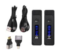 Kelawoly Trasmettitore e Ricevitore Multimediale HD Wireless, Kit di Estensione Portatile Plug and Play 5G 2.4G a Doppia Frequenza 4K con Uscita 1080P, con Antenna LDS per Proiettore TV (BLACK)