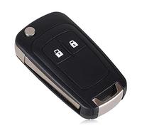 Kelay - Guscio di ricambio per telecomando auto, con 2 pulsanti, compatibile con Opel Astra - Insignia - Vectra / Chevrolet Cruze / Aveo / Spark / Captiva / Orlando, Buick Nero-1 pezzo.