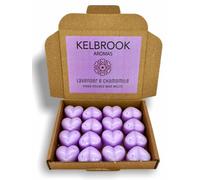 Kelbrook Aromas, 16 cera di soia versata a mano, altamente profumata, vegano, senza plastica e colorante, adatto per scaldacerere elettrico da 40 W e bruciatori a cera