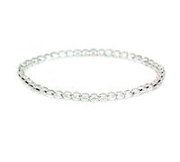 Keleny 4mm Semi preziose pietre preziose naturali perline rotonde di cristallo Stretch Bracciale 7 pollici unisex, 7.2 Inch, Pietra, Quarzite