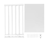 KELFEEAO Ripiano di tensione per armadio, scaffale di stoccaggio espandibile con asta senza chiodi Separatore divisorio fai-da-te per armadio guardaroba Larghezza 16,5 pollici Lunghezza (75-120cm)