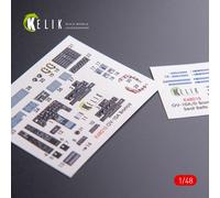 Kelik 48010 - 1:48 Decal 3D Interni OV-10A Bronco per kit ICM - Nuovo