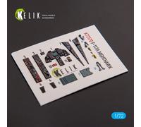 Kelik 72170 - Decal Interior 3D F-117A NIGHTHAWK 1:72 Hasegawa - Nuovo
