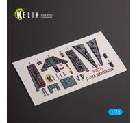 Kelik 72171 1:72 F-117A NIGHTHAWK Decal Interior 3D Per Kit Academy - Nuovo