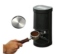 kelinasi Pressa Caffè Automatica, Automatic Coffee Grounds Dryer, da 1 a 3 Livelli di Pressione, Pressione da 5 a 30 kg, con Touchscreen LCD Digitale, for Uso Commerciale e Domestico(Black,Flat)