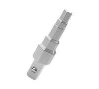 Kelisdi Adattatore per chiavi per radiatori di varie dimensioni, resistente, con testa esagonale da 10 mm a 21 mm, per riparazioni idrauliche professionali, adattatori per chiavi di rimozione di