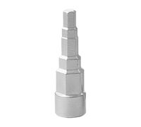 Kelisdi Adattatore per chiavi per radiatori di varie dimensioni, resistente, con testa esagonale da 10 mm a 21 mm, per riparazioni idrauliche professionali, adattatori per chiavi di rimozione di
