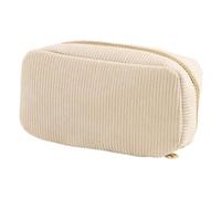 Kelisdi Astuccio per matite ad alta capacità, in velluto a coste, per ufficio, scuola, organizer per matite, borsa da viaggio, borsa per cosmetici, organizzatori scolastici, C