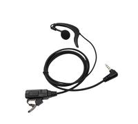 Kelisdi Auricolare radio bidirezionale con filettatura da 3,5 mm e gancio per orecchie per 1s/2s/3 viaggi e personale di sicurezza con gancio per la sicurezza