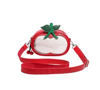 Kelisdi Borsa a tracolla borse a tracolla trasparenti messaggeri da donna Itabag Toted Borse a tracolla per donna Itabag Crossbody, Rosso