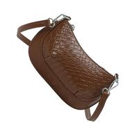Kelisdi Borsa da donna Bella borsa a tracolla Semplice Daily Candy Color Crossbody in pelle PU Incontri Messaggeri alla moda Donna Spalla Candy Color Crossbody in pelle PU Messenger Piccolo, Marrone