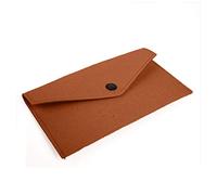 Kelisdi Borsa multifunzione per carte resistente all'usura Borsa per telefono in feltro portatile Portafoglio tasca passaporto Die Cuts per la creazione di carte, cioccolato, Bellezza di massa