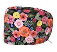 Kelisdi Cappello da infermiera in poliestere durevole versatile stampato per infermieristica di bellezza di lavoro per chef ed estetiste Clinica infermiera cappello, H, Taglia unica