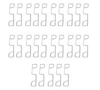 Kelisdi Clip e cunei per pannelli di recinzione, 25 pezzi, smettono di sbattere le impugnature in acciaio inossidabile per l'installazione di recinzioni e riduzione del rumore clip di recinzione in