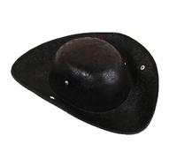 Kelisdi Coloniale Tricorno Cappello Medievale Pirata Cappello Partito PU Pelle Pirata Accessori Medievali Per Il Gioco di Ruolo Partito A Tema Coloniale Tricorno Steampunk Adulto Storico