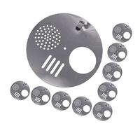 Kelisdi Ingresso per apiario in acciaio inox, 12,5 cm, rotondo, regolabile, per colonie multiple in legno, accessori per apicoltori