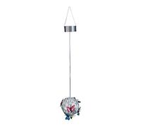 Kelisdi Luce a sfera solare a forma di farfalla decorativa da appendere ornamento decorazioni per la casa per la casa festival Capodanno decorazione regalo appeso farfalla decorazione solare luce
