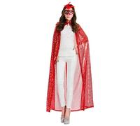 Kelisdi Maxi mantello lungo per cosplay, Halloween, carnevale, feste, glitter, paillettes, mantello, pulitore per piastrelle, vernice, muri, rimozione spray da parete, pelle verniciata a spruzzo