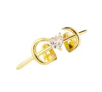 Kelisdi Multifunzionale Fang Grillzs unico rame bocca gioielli Hollow forma di cuore accessorio costume adatto per giochi di ruolo feste Grillzs per denti, White, come descritto, come descritto