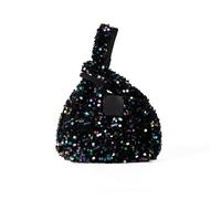 Kelisdi Pochette da donna Borse da sera retrò paillettes glitter borsa triangolo per feste anni '20 ballo di fine anno matrimonio scintille borse da polso pochette da polso borse per le donne, Colore