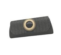 Kelisdi Pochette in paglia Borsa per le donne Borsa a tracolla Estati Spiaggia Borse a tracolla Busta Portafoglio Borse da sera in tessuto Regali Pochette di paglia per le donne, Nero , One Size