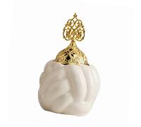 Kelisdi Portaincenso in ceramica sicuro ed efficiente, per un rilascio uniforme del profumo e resistenza al calore, per riunioni di famiglia e meditazioni rilassanti quotidiane, bruciatori di incenso