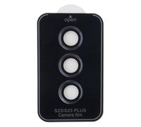 Kelisdi Protezione per obiettivo fotocamera 3D per SAMS23/S23+, in vetro temperato, antigraffio, accessorio per cellulare, in vetro temperato