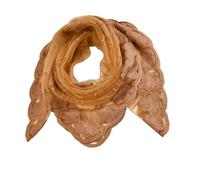 Kelisdi Sciarpa ricamata con testa di fiore, morbida fascia traspirante per l'uso quotidiano, accessorio multiuso per la testa per donne alla moda fascia in pizzo con fiore ricamato, D, Taglia unica