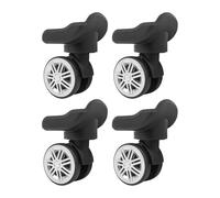 Kelisdi Set di 4 pezzi di ricambio per valigia, silenzioso, pratico trolley per una facile mobilità dei bagagli, valigia da viaggio d'affari