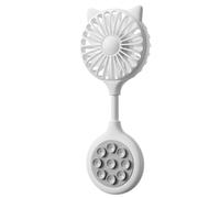 Kelisdi Ventilatore da tavolo tascabile in ABS texture viaggio esterno leggero pieghevole con ventosa piccola scrivania