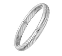 kelistom 14K Oro/Argento Tono In Acciaio Inossidabile Bracciali Stretch Braccialetti per Donne Uomini Braccialetti di Perline Oro Stretch Bead Ball Braccialetto Regali, One Size, Acciaio inossidabile