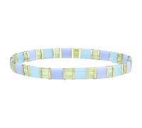 KELITCH Braccialetto elastico da donna con perline Tila color caramella, braccialetti fatti a mano, One Size, Tila, tila