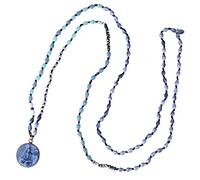 KELITCH - Collana con ciondolo a forma di Buddha seduto, annodato a mano e materiale non metallico, colore: C, cod. UAMN-170790C