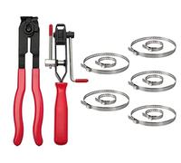 Kellegour 12 Pezzi CV Joint Boot Clamp Pliers Set,2 Pinze per Giunti Omocinetici,Pinza per Morsetto per Giunti CV,10 Morsetti a Crimpare per Stivale,per la Maggior Parte Delle Auto