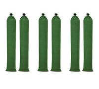 Kellegour 6 Pezzi Sacchi di Tela Lunghi e Spessi Riutilizzabili,Sacchi Antiallagamento,Sacchetti di Sabbia Riutilizzabili,Sacchi di Sabbia per Inondazioni 120x19cm per Casa Negozio Garage Giardino