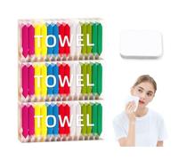 Kellegour Asciugamano Compresso Monouso,Mini Asciugamani Compressi In Formato In Cotone,42pz Biodegradabili Monouso Asciugamani, Asciugamani Da Viaggio,Per Viaggi,Campeggio,Casa,Salone,Alberghi,Sport