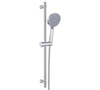 Kelleria Set Asta doccia 70cm con Doccetta 3 Funzioni per Fori Esistenti | Saliscendi Doccia con Tubo Flessibile 150cm e Supporto Regolabile, Acciaio Inox, Colonna Doccia senza Miscelatore, Cromo