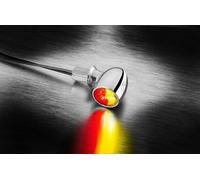 Kellermann ATTO 3in1 Freccia / Fanale per HARLEY 1 Pezzo CHROM Clear