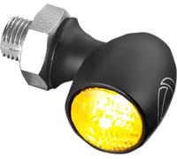 Kellermann LED Flasher Bullet Atto Vetro scuro e colorato, nero per maschi