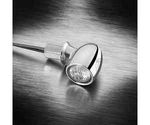 Kellermann Atto mini LED cromato lampeggiante anteriore o posteriore su due l...