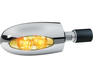Kellermann BL 1000 LED, indicatori di direzione a barra male Cromato Trasparente